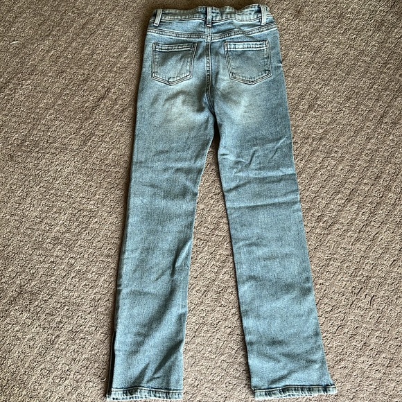 Urban Kids Light Wash Denim Flared Jeans - Size 8 - Picture 5 of 5